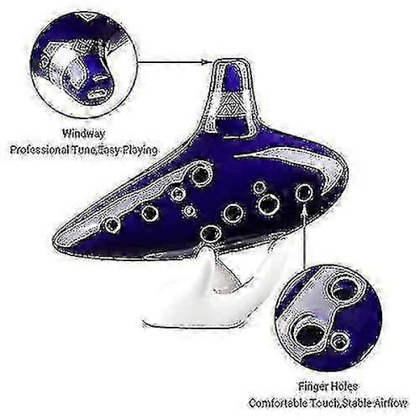 Zelda Ocarina Met Sångbok, 12 Hål Alt C Zelda Ocarinor