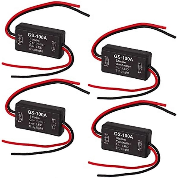 Qinlorgo Blinkers Kontroller 12V DC Bromsljus Konverterings Signal Kontroller Blinkar Starkt för LED Bromsljus