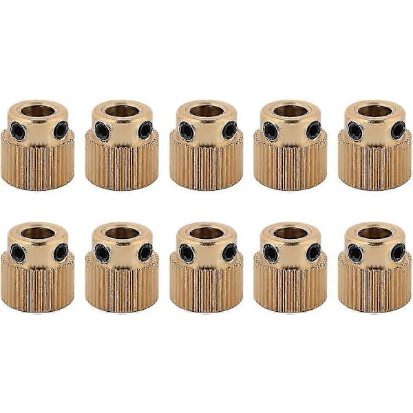 10 st mässing extruderhjul 40 tänder