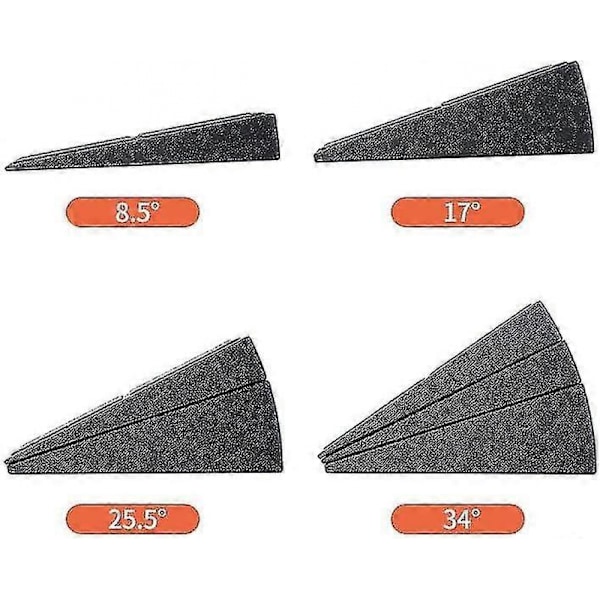 Squat Wedge Block Justerbar Halkfri Squat Ramp Marklyft Wedge Vadsträckare Lutande Bräda För Squat Och Marklyft