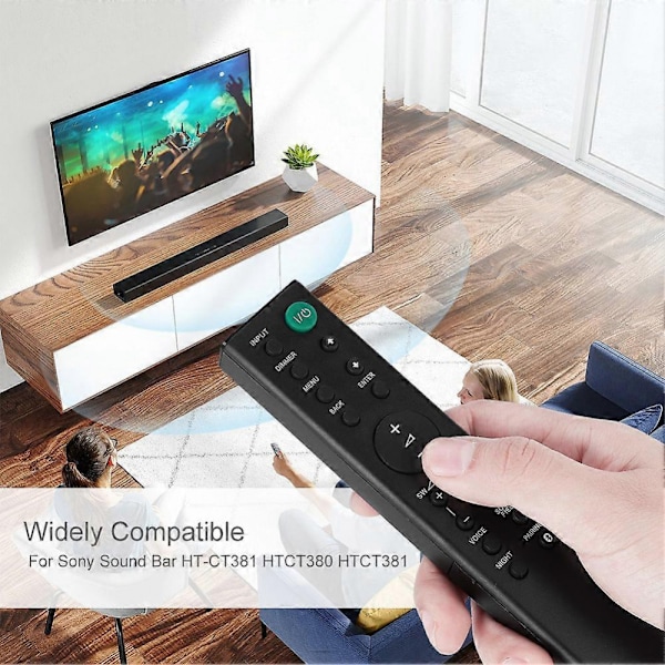 Ersättning för SONY Sound Bar RMT-AH101U Fjärrkontroll för hemmabio