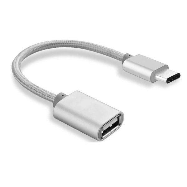 USB Type-C till USB 3.0 Female Adapter Sliver 2st
