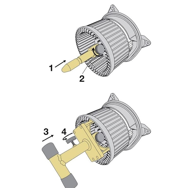 Verktyg för fläktmotor till Volvo S60 S80 V70 Xc60 Xc70 Land Rover Evoque 9997284