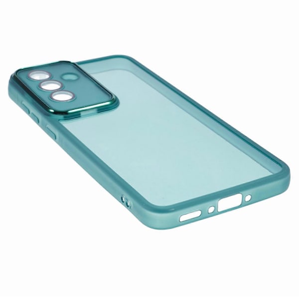 Skal för Samsung Galaxy A36 5G Elektropläterad Kameraram TPU Mobilskal - Transparent Rosa