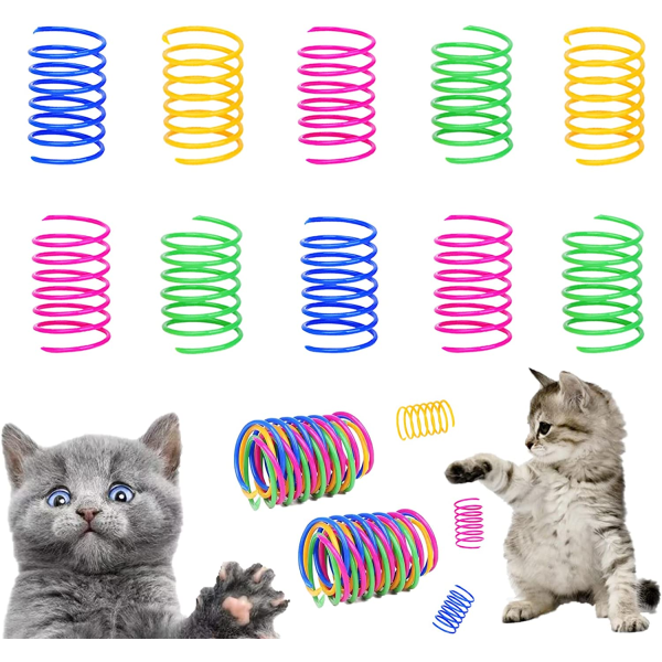AIMICOCA Cat Spring Toy (100-pack), Interactive Cat