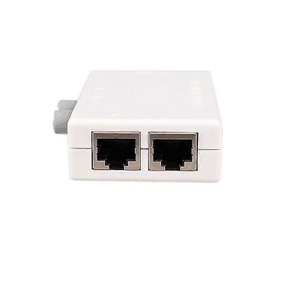 2 Portars Nätverk Switch Splitter Selector Hub 2-In 1-Ut eller 1-In 2-Ut 100M