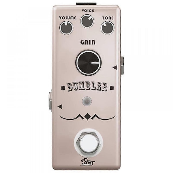 Iset Dumble Pedal Mini Single Gitarr Effektpedal För Elgitarr Bas True Bypass