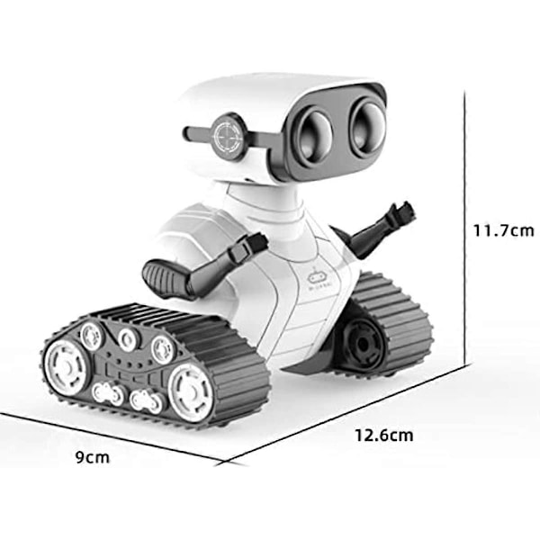 Fjärrstyrd Robotleksak med LED-ögon &amp; Flexibla Armar Dans &amp; Ljud Pedagogiska Leksaker för Barn Födelsedagspresenter Robotleksaker för Pojkar och Flickor