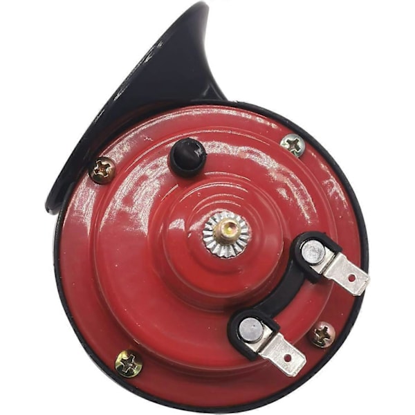 2 x Universal 12 V 130 dB Elektrisk Dubbeltonad Snigel Signalhorn Bilhorn