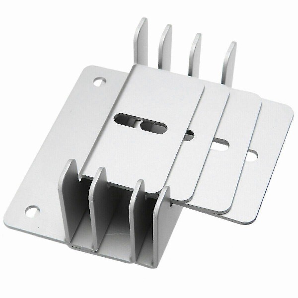 2-pack Solpanel Monterings Z-formad Klammer System, Husvagn, Båt, Bil, Lastbil, Off-grid Takmontering (8 Fästen Totalt)