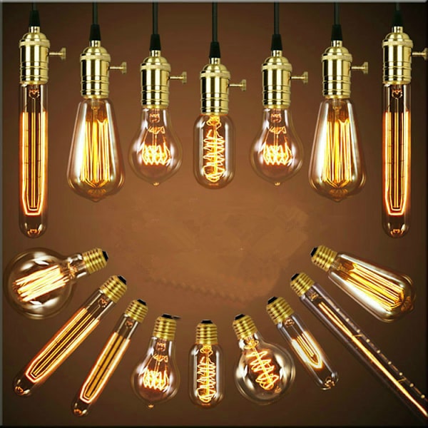 Retro 40/60 glödlampa ST64-1
