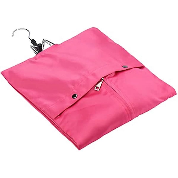 Satin Perukpåsar Hårförlängningar Förvaringspåsar Peruker Buntar Förpackningsverktyg Organiserare Rese Presentpåsar Buntar Hårdelar Hästsvans Peruk Satin Bärväska Black*5 Pieces 60*29cm