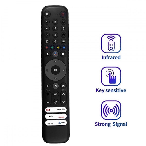 Ersättningsfjärrkontroll RC833 GUB1 för TCL QLED Smart TV