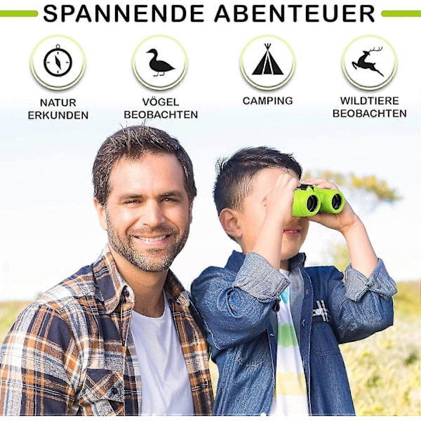 Barnkikare - 8x21 - Komplett set med förstoringsglas för 4 5 6 7 8 år gamla pojkar &amp; flickor