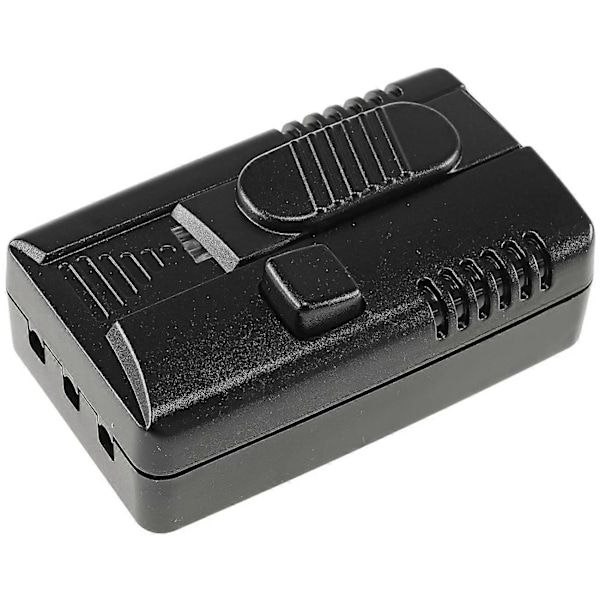 Fotströmbrytare med dimmer, LED 3-100 watt, PÅ/AV-brytare, steglös slider, för dimbara lampor
