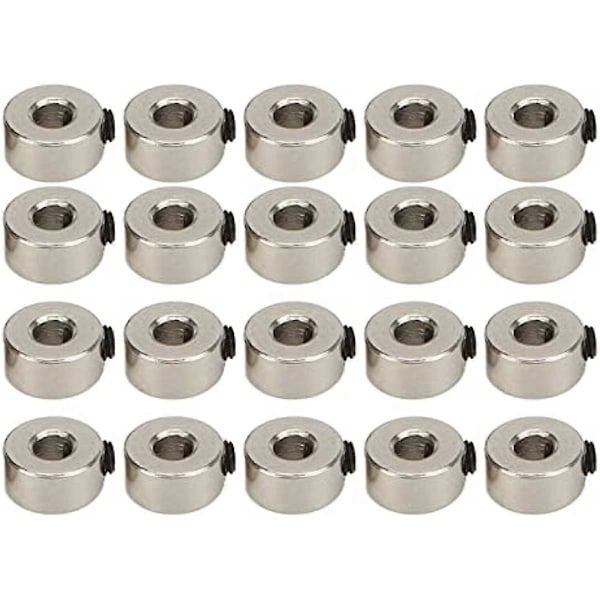 RiToEasysports RC Flygplansmodell Flygplansdelar 20st RC Plan Landningsställ Stoppset Hjulkrage 31mm Rostfritt Stål Modell Flygplansdelar