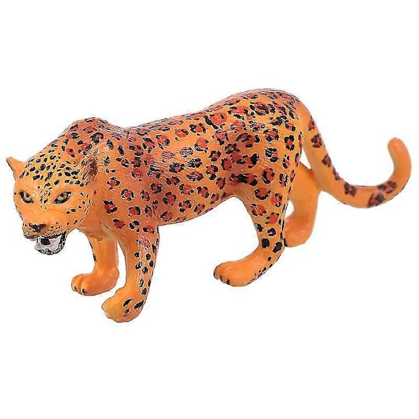 Leopardmodell ornament simulering leopard leksak bordsleoparddekor