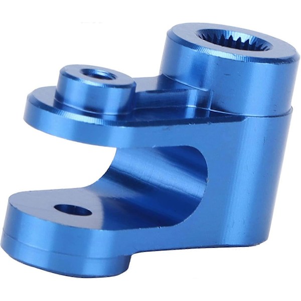 RC Bil Styrarms Servoarm Slitstark Aluminiumlegering Robust för Summit för X Maxx för E för UDR (Svart) Navy blue
