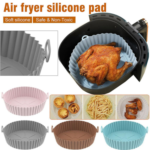 Air Fryer Silikon Bakeware Bakverktyg