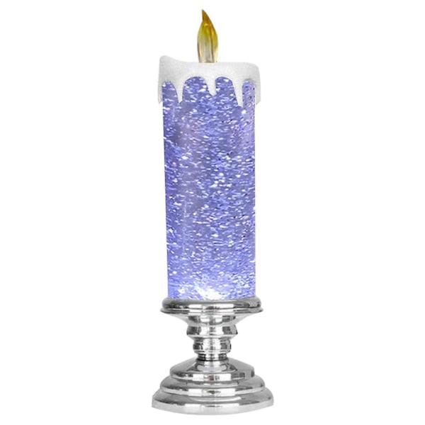 Glittrande Flamfria Ljus|jul Led Ljus-usb Uppladdningsbara Färgskiftande Julljus,led Vattenljus