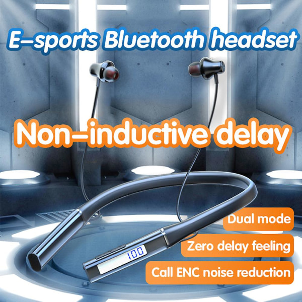 Trådlösa Bluetooth-kompatibla hörlurar 100 Hour Magnetic Sports