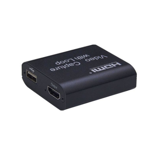 Loop Out Audio Video Capture Device HDMI-kompatibelt Capture Card