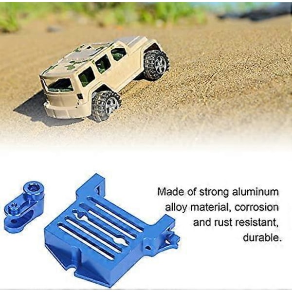 Styrväxelarm Styrväxelarm och bas-set Lättvikt Rostskydd för TraxxasX Maxx RC Bil (Blå) blue