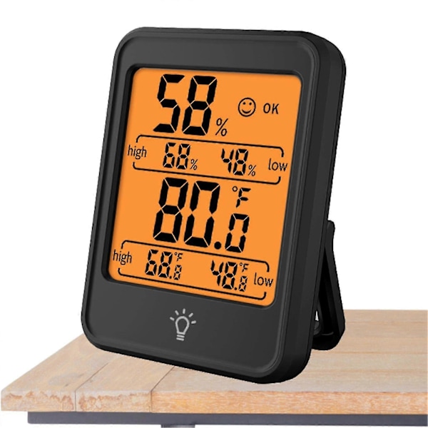 Generisk Lufttemperatur Termometer, Rum Hygrometer Termometer | Temperatur- och Luftfuktighetsmätare för Barnrum, Vardagsrum, Källare, Växthus, O