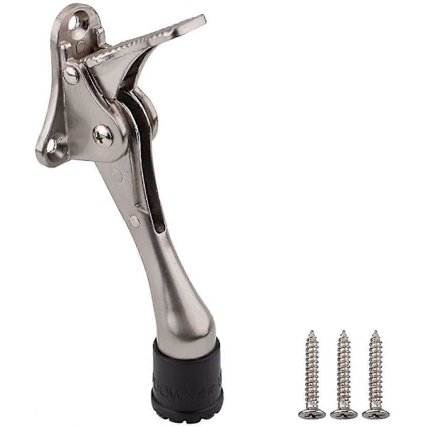 dörrstopp - 11,3 cm - förhindrar att dörren smäller - zinklegering - handsfree-system