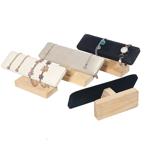 Armband Display Stativ Mjukt tyg Slät kant Pa