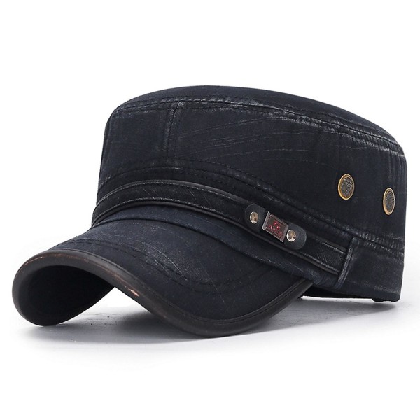 Baseballkeps Flat Top Cap Sommar Vintage Unisex Long Brim Wom