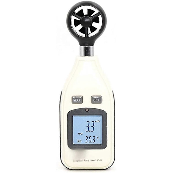 Digital Anemometer Verktyg Mini Anemometer Vindtemperatur Vindmätning