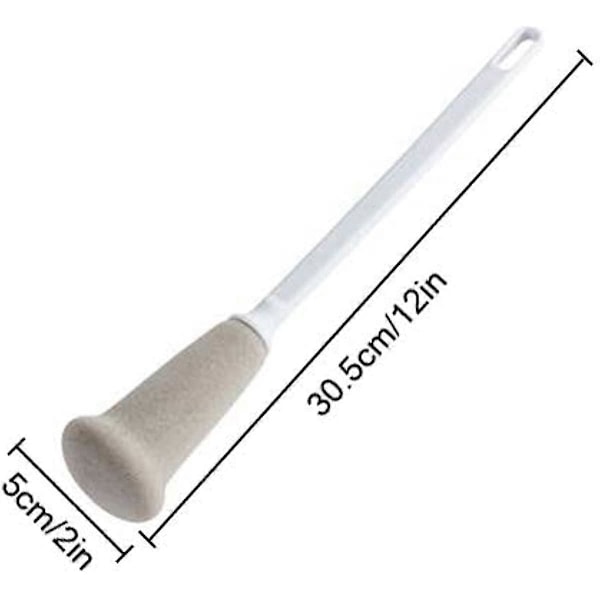 Kaxich 3 st Rengöringssvampborste Flaskskum Borste Skrubber Rengörare för Babyflaska Smal Hals Vattenflaskor Glas Muggar Koppar Tekanna