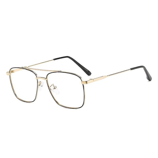 Anti-blå glasögon Retro metallram glasögon män och kvinnor G