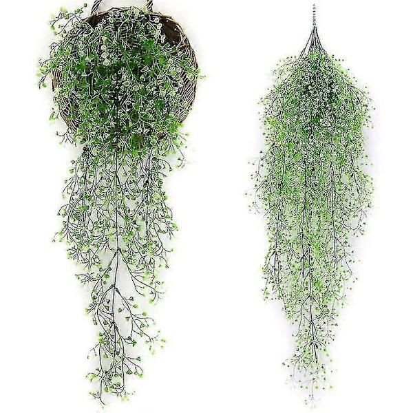 Konstgjorda hängande blomrankor för hemväggsdekoration