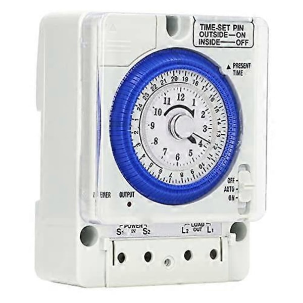 Tidsbrytare 15 minuters minsta inställningsenhet 100-240V AC Bred tillämpning Mekanisk timer Batteridriven för ugn