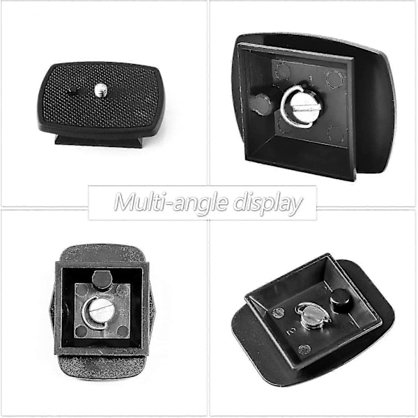 Prmape 2-delad Kamera Snabbkopplingsplatta, Tripod Adapterplatta i Plast, Stativhuvud Skruvadapterfäste För Cx-444 Cx-888 Cx-460 Cx-460mini Cx-470 Cx