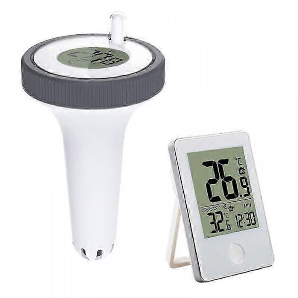 Trådlös Pooltermometer Flytande Lättläst, Digital Pooltermometer Vattentät, för Simbassänger