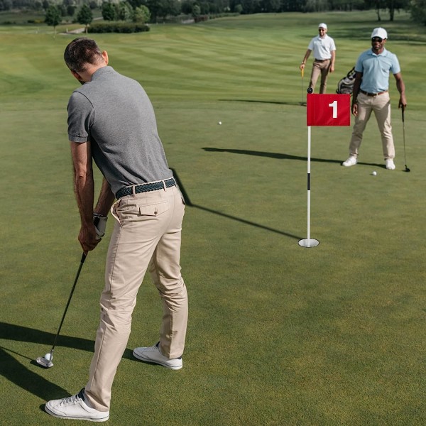 BQKOZFIN Golf Flagstick, Putting Green Flags Hole