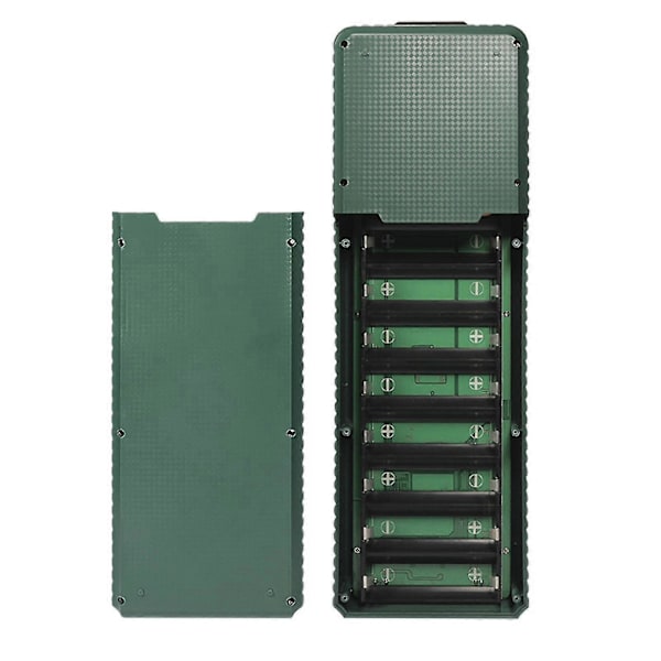 8x 26650 Powerbank Skal Extern För Qc 3.0 Batteriladdningsförvaringslåda För