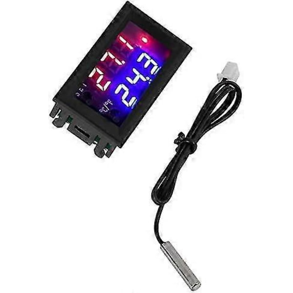 DC 12V Digital Termostat Allroundkontroller med Sensor, Temperaturmätningsområde: -50 ~