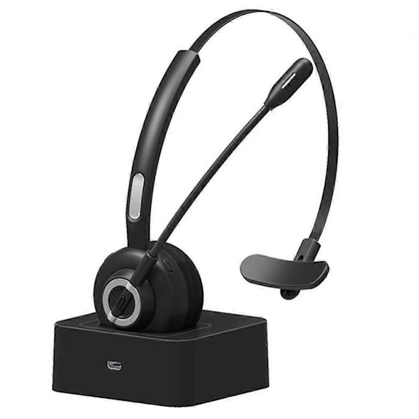 M97 Trafik Bluetooth Headset med Laddstation BT5.0 CVC6.0 Brusreducering Business Kundservice Headset