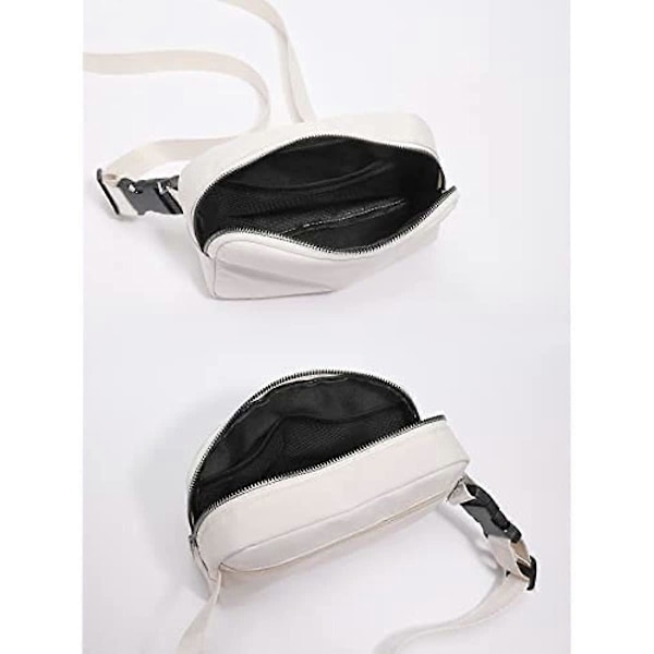 Everywhere Belt Bag Bumbag för Damer Magväskor för Kvinnor Midjeväska med Justerbar Rem för Löpning Resor Vandring (Beige) Black