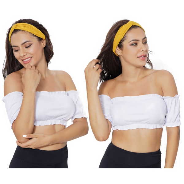 Casual bohemiskt elastiskt hårband för kvinnor