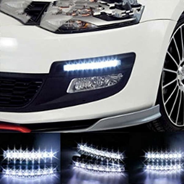 LED Varselljus Bil 8 LED 12 V Varselljus Universal