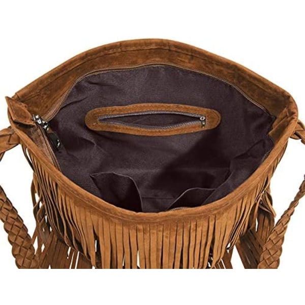 Mocka Fringe Tassel Messenger Bag Dam