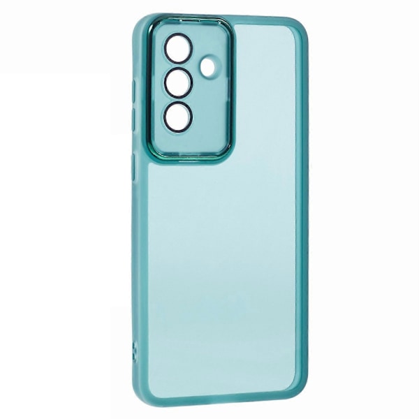 Skal för Samsung Galaxy A36 5G Elektropläterad Kameraram TPU Mobilskal - Transparent Rosa