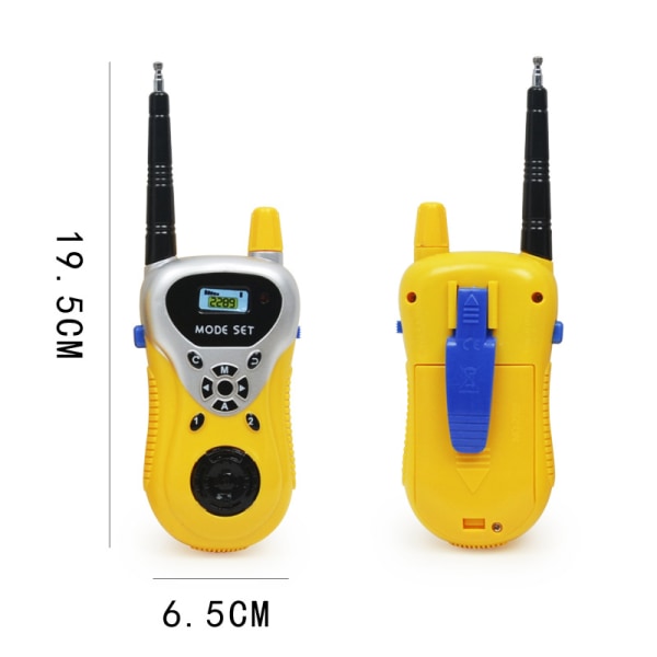 Laddningsbara walkie -talkies med laddningsbatteri, （2 st）