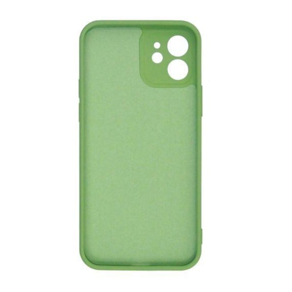 Apple iPhone 12 Mini Soft Silicone Case Matcha Green with Camera