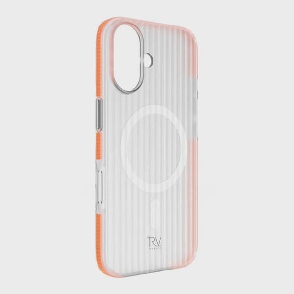 Rvelon Mobilskal Korrugerad Magsafe för iPhone 17 - Orange